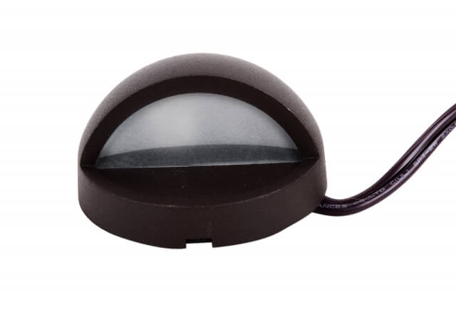 Solid Cast Aluminum Step Light (Available in Black & Brown)