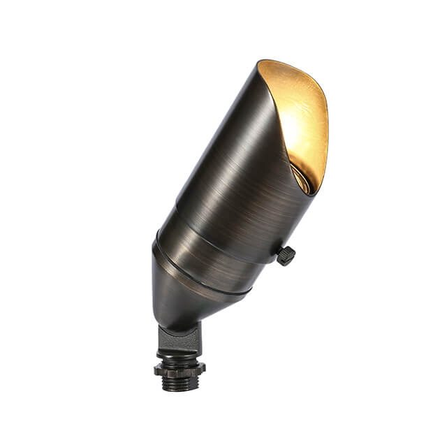 Brass Directional 360º Rotatable Glare Guard Spike Light (Available in 2700K & 3000K)