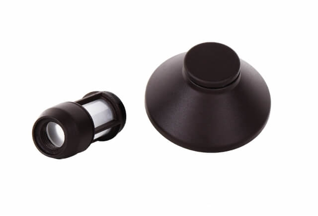 Die Cast Aluminum Pathway Light with 84mm Shade (Available in Black & Brown,2700K & 3000K)