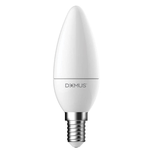 Domus KEY: Candle Frosted 6W 240V 6500K E14 Base Dimmable LED Globe