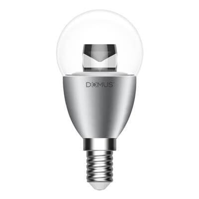 Domus KEY: Fancy Round Clear 6W 240V E14 Base Dimmable LED Globe (Avail in 2700K & 6500K)
