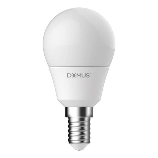 Domus KEY: Fancy Round Frosted 6W 240V 6500K E14 Base Dimmable LED Globe