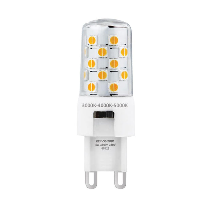 KEY G9 4W 240V TRICOLOUR DIMMABLE CRI90