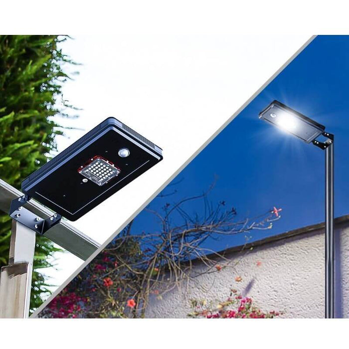 Slim Design 20W IP65 Solar LED Motion Sensor Flood Lights with Wall and Pole Mounting Options - Commercial Grade