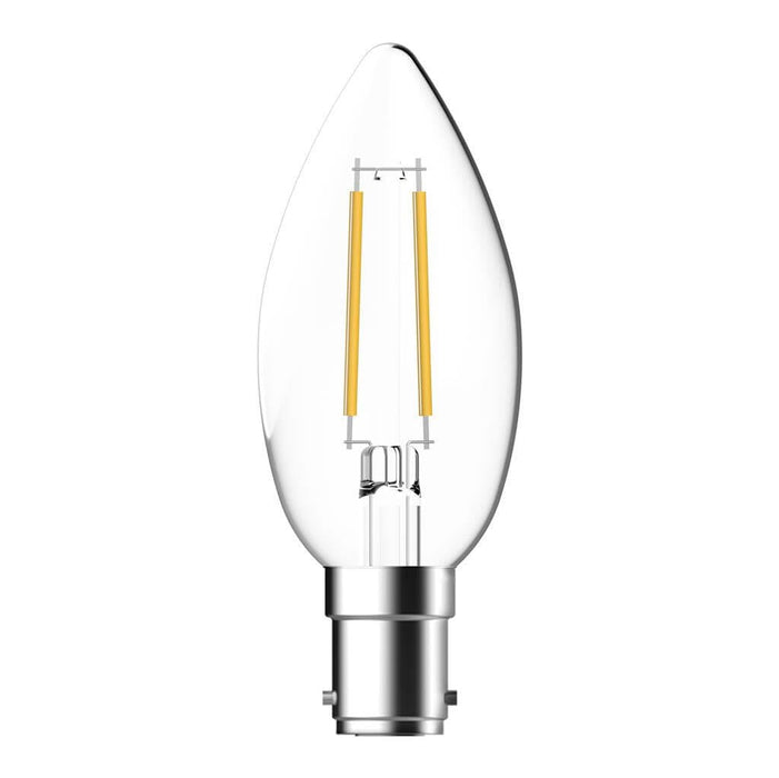 4.2W 240V Clear Dimmable Candle LED Filament Globe (Avail in E14 & B15, 2700K or 6500K)