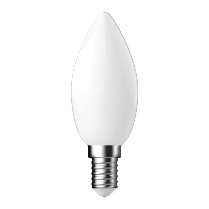 4.2W 240V Frosted Dimmable Candle LED Filament Globe (Avail in E14 & B15, 2700K or 6500K)