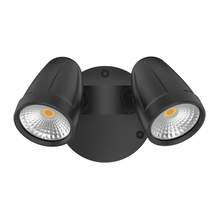 MURO-MAX-32: Twin Head 32W CCT LED Spotlight (avail in Black & White)