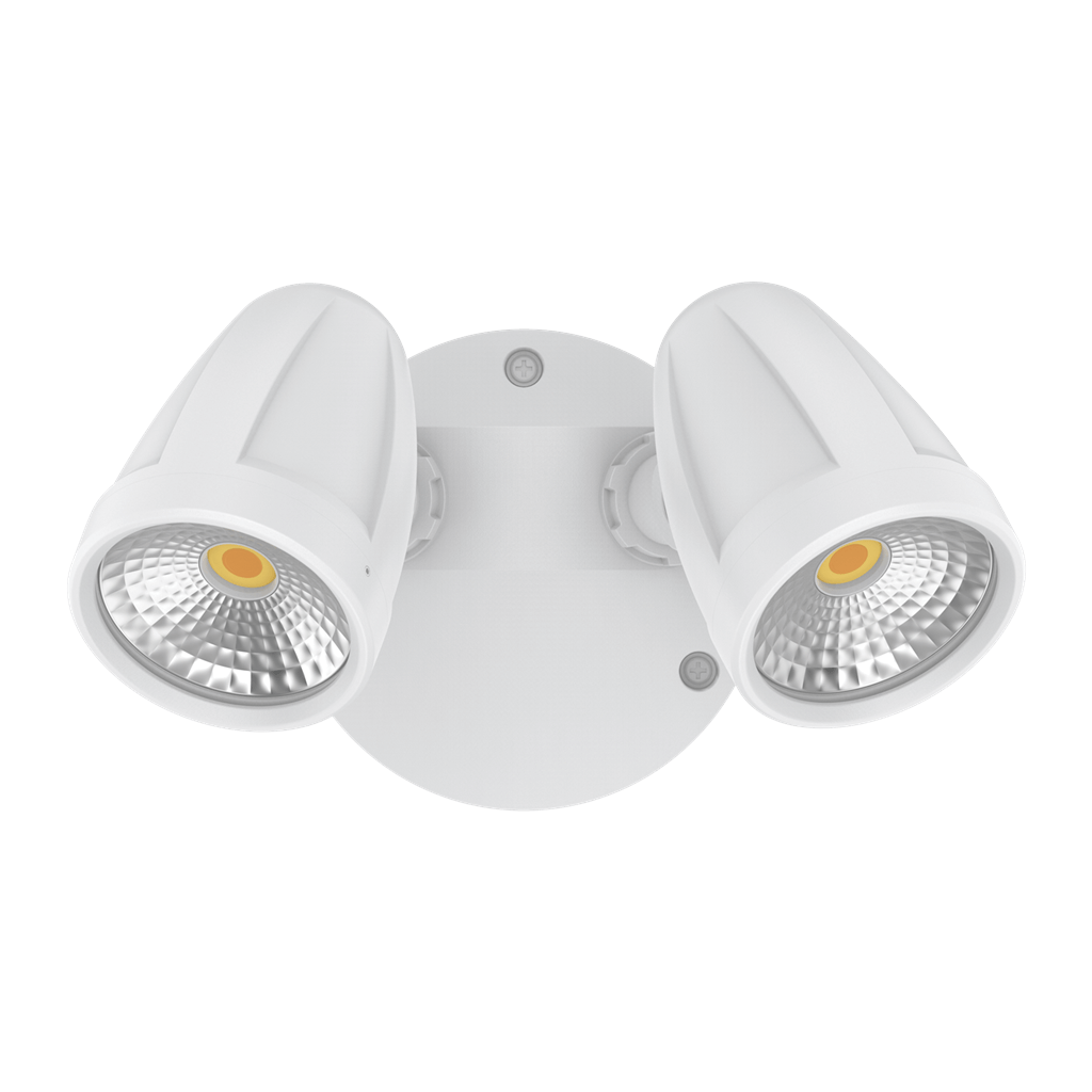 MURO MAX 32 Twin Head 32W CCT LED Spotlight avail in Black