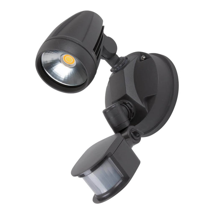MURO-PRO-15S Single Head 15W LED Spotlight with Sensor - TRIO Tricolour (avail in Black, White & Dark Grey)
