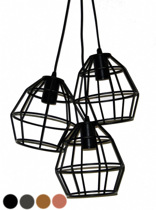 PENDANT - 3LT Cage Pendant