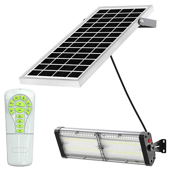 Solar LED Flood Lights with Remote Control for Daytime and Night Time Lighting - Commercial Grade