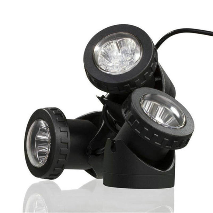 Premium Quality Solar LED Spotlight with 3 Adjustable Heads in Cool or Warm White Colour