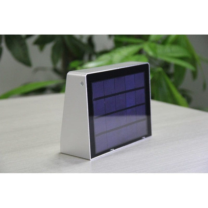 Wide Angled Motion Sensor Solar Wall Light with 53 Super Bright White LEDs