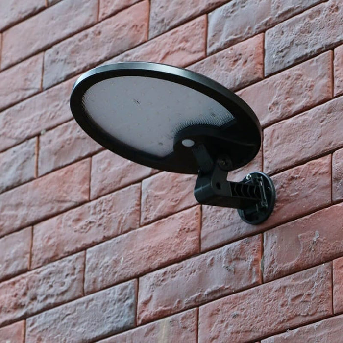Round Adjustable Motion Sensor 500Lumens Wall Mounted Solar Security L ...