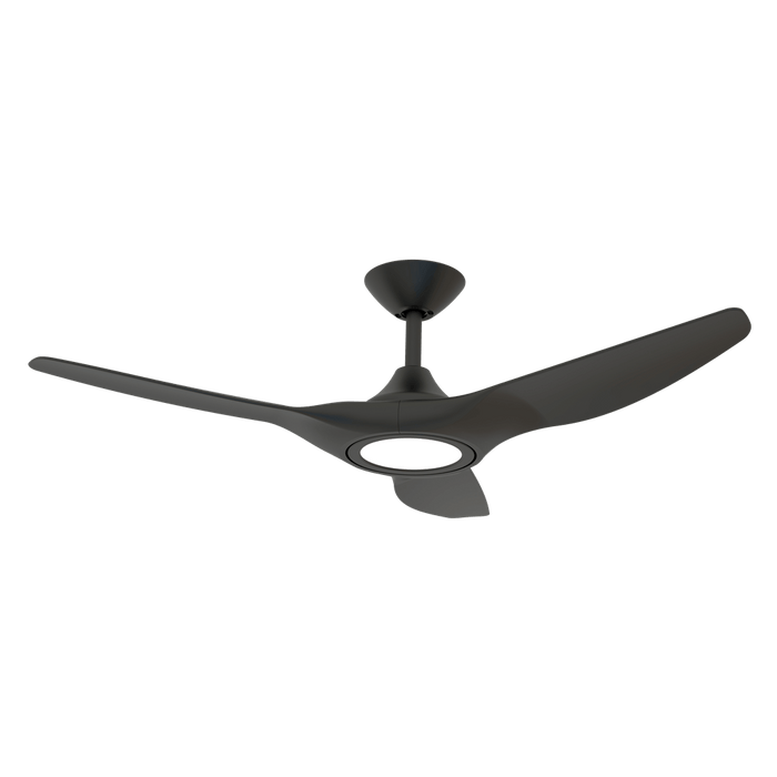 STRIKE: 3 Blade Ceiling Fan with Optional Light Kit (Avail in Black and White, 48in. & 60in.)