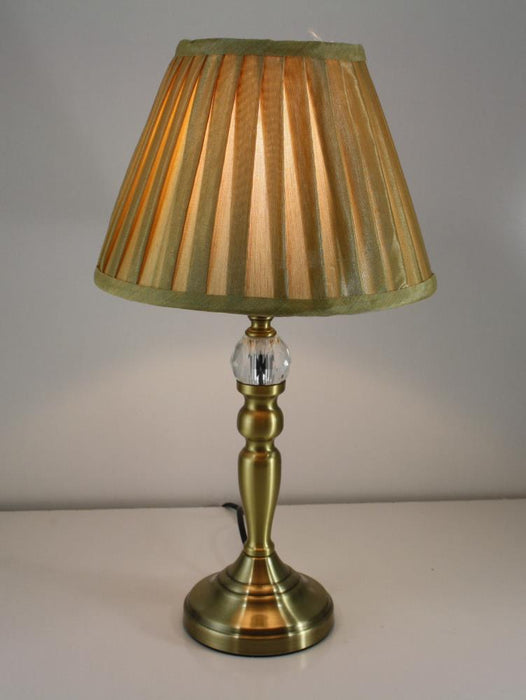 VICTORIA - Touch Table Lamp With Pleated Shade