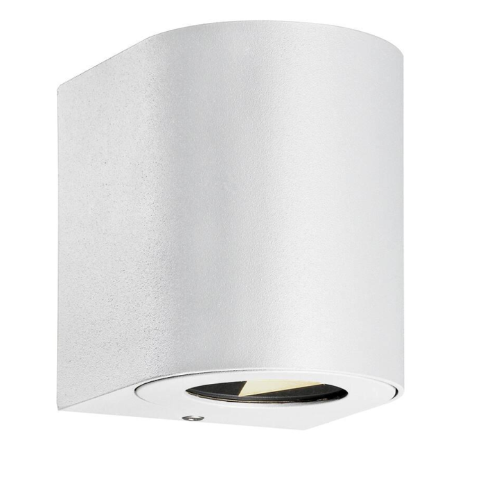 CANTO 2 Wall Light (avail in black, brass, galv, grey, & white)