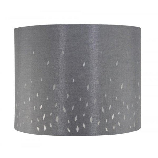 DIY - Round Grey Fabric Shade 1 Light DIY Ceiling Fixture Toongabbie