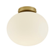 Alton Ceiling Light - Opal White / Brass