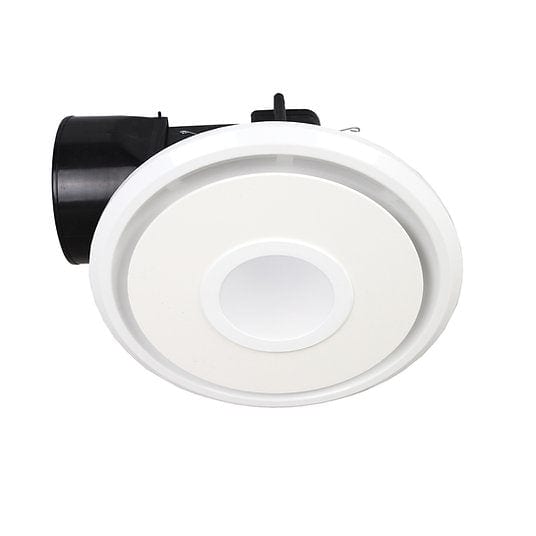 3A Lighting Round 30w Motor 240mm Cut Out Exhaust Fan Only with 10W 3000K LED Downlight and 270m3/hr Extraction