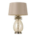 Champagne & Chrome Pineapple Table Lamp