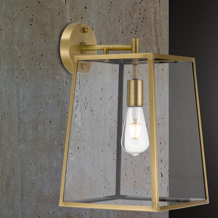 CANTENA 25 Solid Brass Wall Light (avail in Antique Brass & Black)