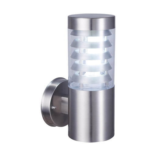 CLA ELANORA Modern 304 Stainless Steel Exterior Wall Bracket With Clear PC Diffuser - IP44