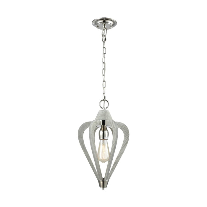 CLA SENORITA - Small Modern Winter Moss 1 Light Pendant On Chain Suspension