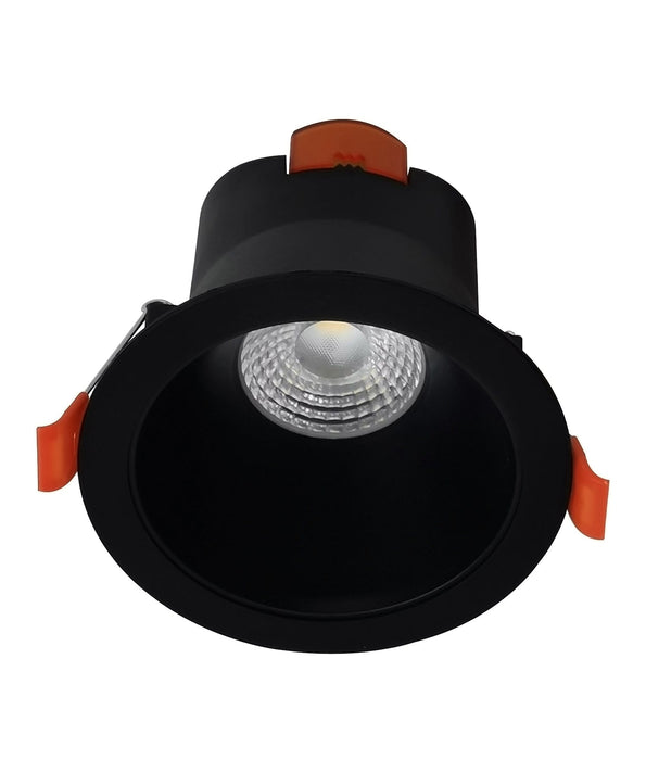 COMET: LED Tri-CCT Dimmable Low Glare Recessed Black