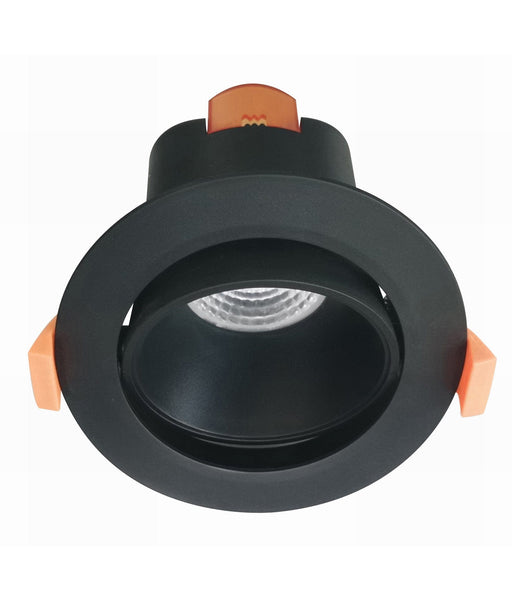 COMET: LED Tri-CCT Dimmable Gimbal Low Glare Recessed Downlights IP20 Black