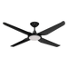 Domus MOTION 4 Blade 52" DC Ceiling Fan with LED Light (Avail in Black and White)