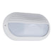 POLYRING Oval Small Polycarbonate Wall Light Eyelid White