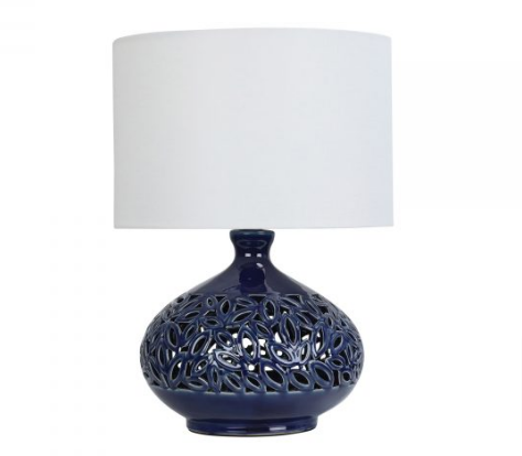 Oriel DOUGLAS Ceramic Table Lamp with Shade