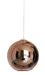 EFLEX - Small Modern Copper Glass Ball 1 Light Pendant-Florentino EFLEX-25