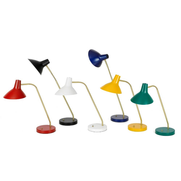 FARBON Table Lamp (avail in Black, Blue, Green, Red, Yellow & White)