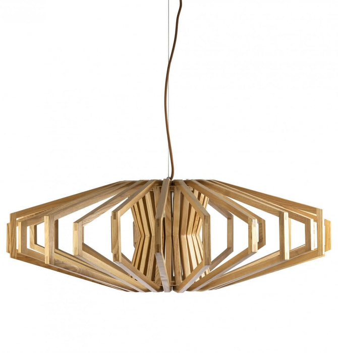 AGRY - Small Modern 600mm Timber Veneer Pendant