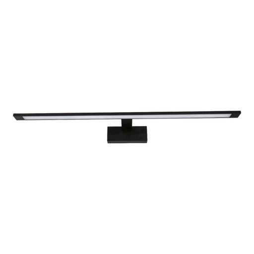 Fiorentino ALIANO - Modern Black 12W Cool White LED Vanity Wall Light With Acrylic Diffuser - 780mm