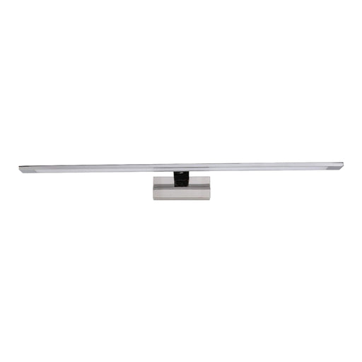 Fiorentino ALIANO - Modern Chrome 12W Cool White LED Vanity Wall Light With Acrylic Diffuser - 780mm