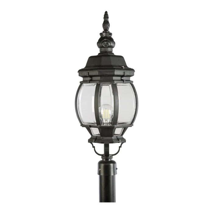 Fiorentino BALTIMORE - Traditional Black Anti Corrosion Poly Resin 1 Light Exterior Post Top - IP44