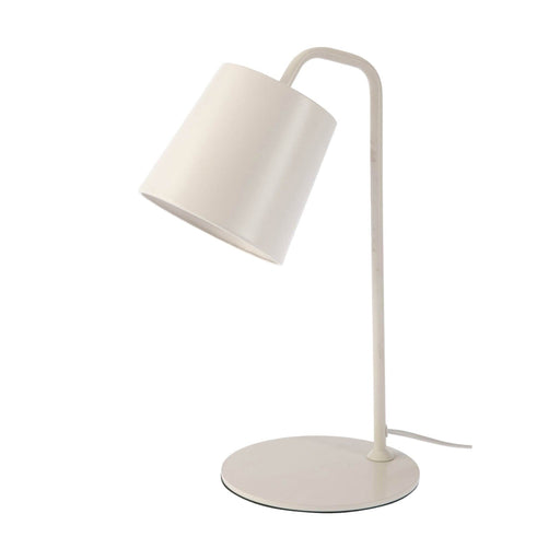 Fiorentino COSTA - Plain White 1 Light Table Lamp