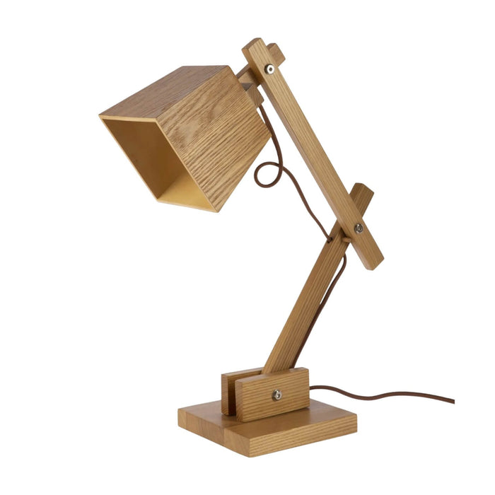 Fiorentino ELSINKI - Modern 1 Light Wooden Adjustable Table Lamp