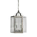 Fiorentino FOT - Modern Traditional Chrome Frame 6 Light Pendant With Clear Glass Panels