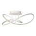 Fiorentino HUNTER White CTC 55W Figure 8 Style LED Pendant with 4000K Cool White Built-In LEDs