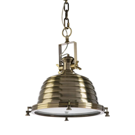 Fiorentino IBIZA - Modern Bronze 1 Light Dome Pendant - 380mm Diameter