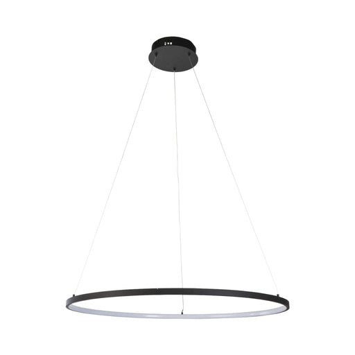 Fiorentino MYFAIR 800mm Black 1 x 40W LED Ring Pendant with 3000K Warm White Built-In LEDs