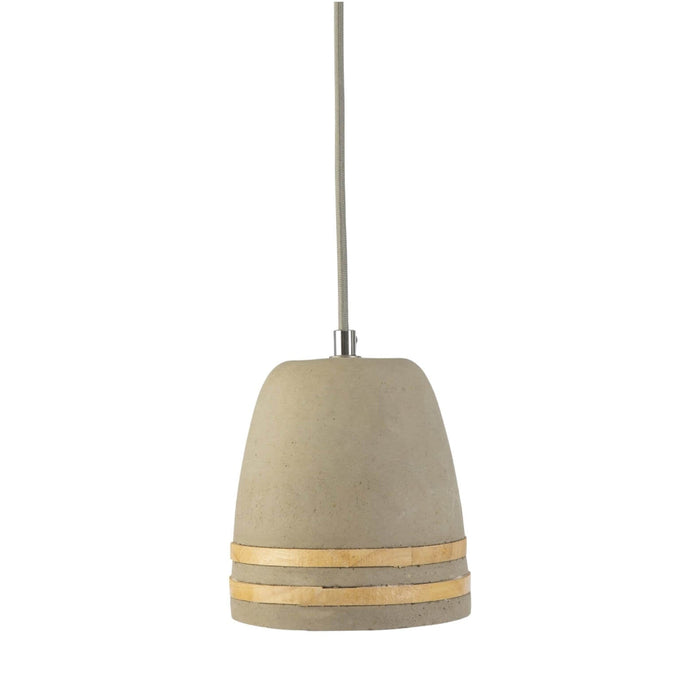 Fiorentino PAKITA - Small Modern Concrete Look 1 Light Pendant