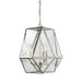 Fiorentino PAULINE - Traditional Chrome Frame 3 Light Pendant With Clear Glass