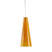 Fiorentino RANGIO - Modern Plain Orange Glass 1 Light Pendant