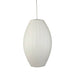 Fiorentino RHOBO - Small White Cylindrical 1 Light Pendant
