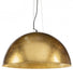 Fiorentino SAONA - Large Smooth Gold Dome 3 Light Pendant Featuring Gold Inner Shade & Adjustable Lamp Holders